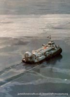 AP1-88 hovercraft with the Scandinavian company SAS -  (credit: The <a href='http://www.hovercraft-museum.org/' target='_blank'>Hovercraft Museum Trust</a>).
